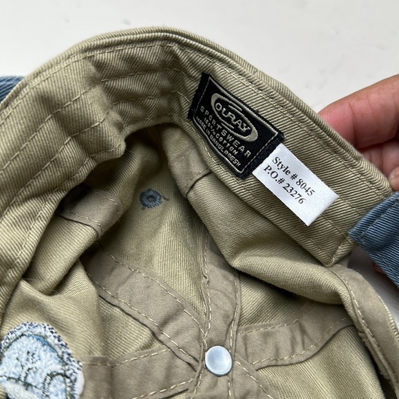 MAUI Lizard Gecko Tan & Blue Ouray Trucker Style Hat/Cap - Picture 3 of 3